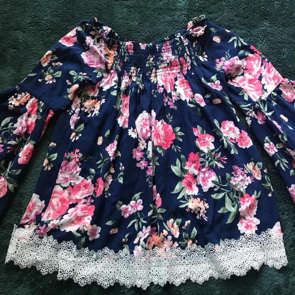 boutique off the shoulder stunner